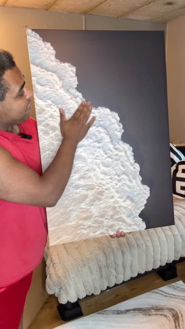 💎NEW Art 🖼️ Collab with @tailoredcanvas 💎 This is 3D Art design and comes ready to hang up Details- Black Sand Bea...