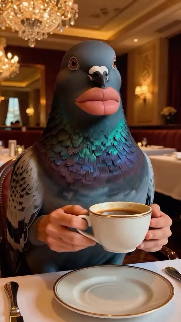 This Classy Pigeon Will Boost Your Business With An Eye-Catching Character
