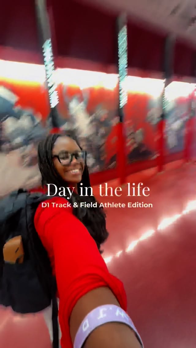 Come with me for a day!!!❤️🖤 - - - - - - - - #godisgreat #ditl #studentathlete #trackandfield #explorepage #cincinna...