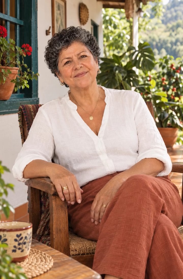 Avatar created with AI | wellness elderly campaign