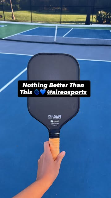 My Final Review On The Aireo Cyclone 16m Paddle After Months Of Playing 🌀💙 #pickleball #athlete #aireocyclone #moti...