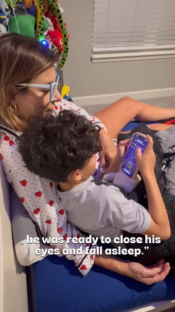 ✨ “Making bedtime easier” 📖 “Create a story together” ❤️ “A little bedtime magic” 😴 “And… he fell asleep!” #mastory...