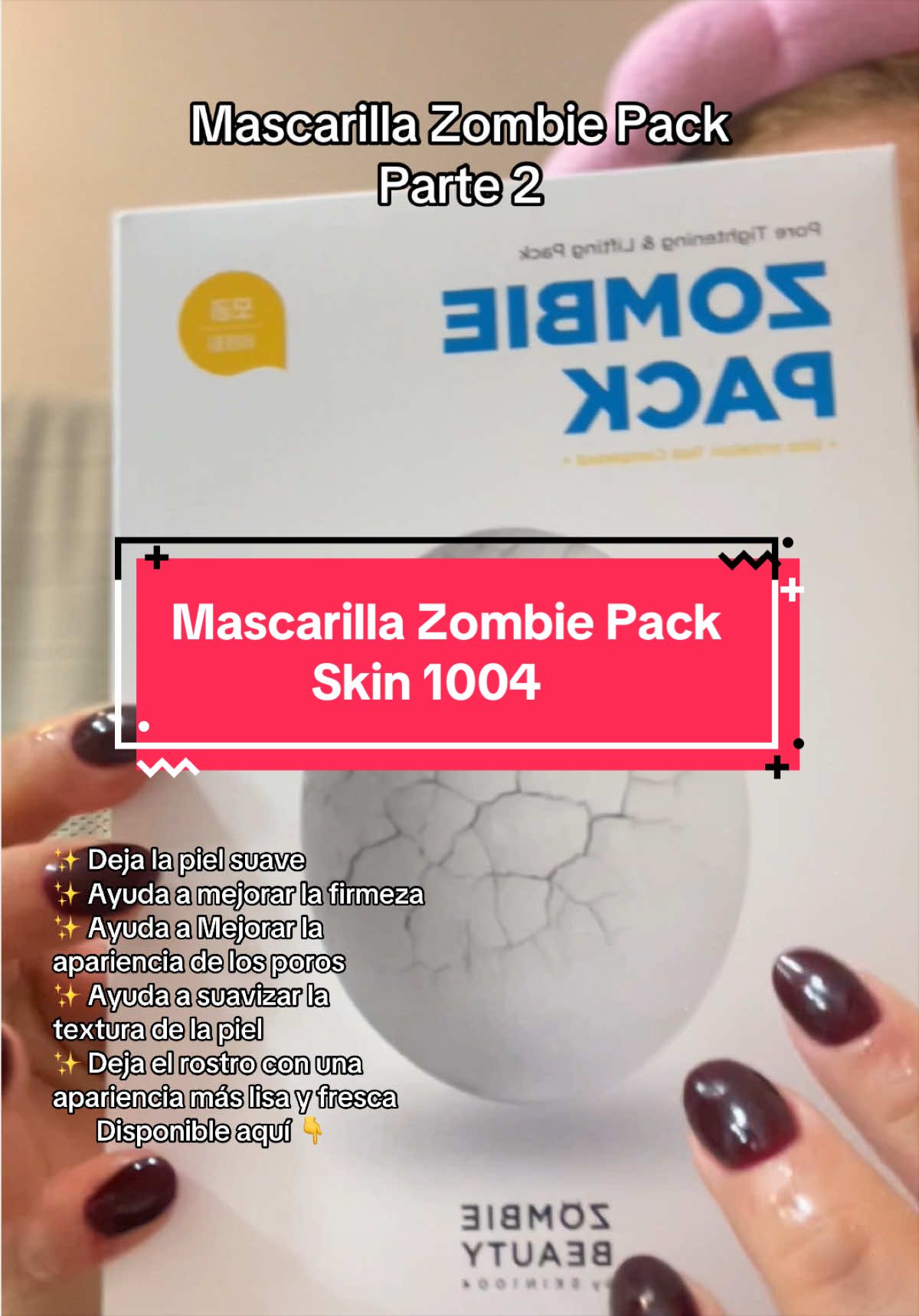 Mascarilla Zombie Pack #skin1004 #zombiemask #skincare #skincareroutine #mascarillaviral