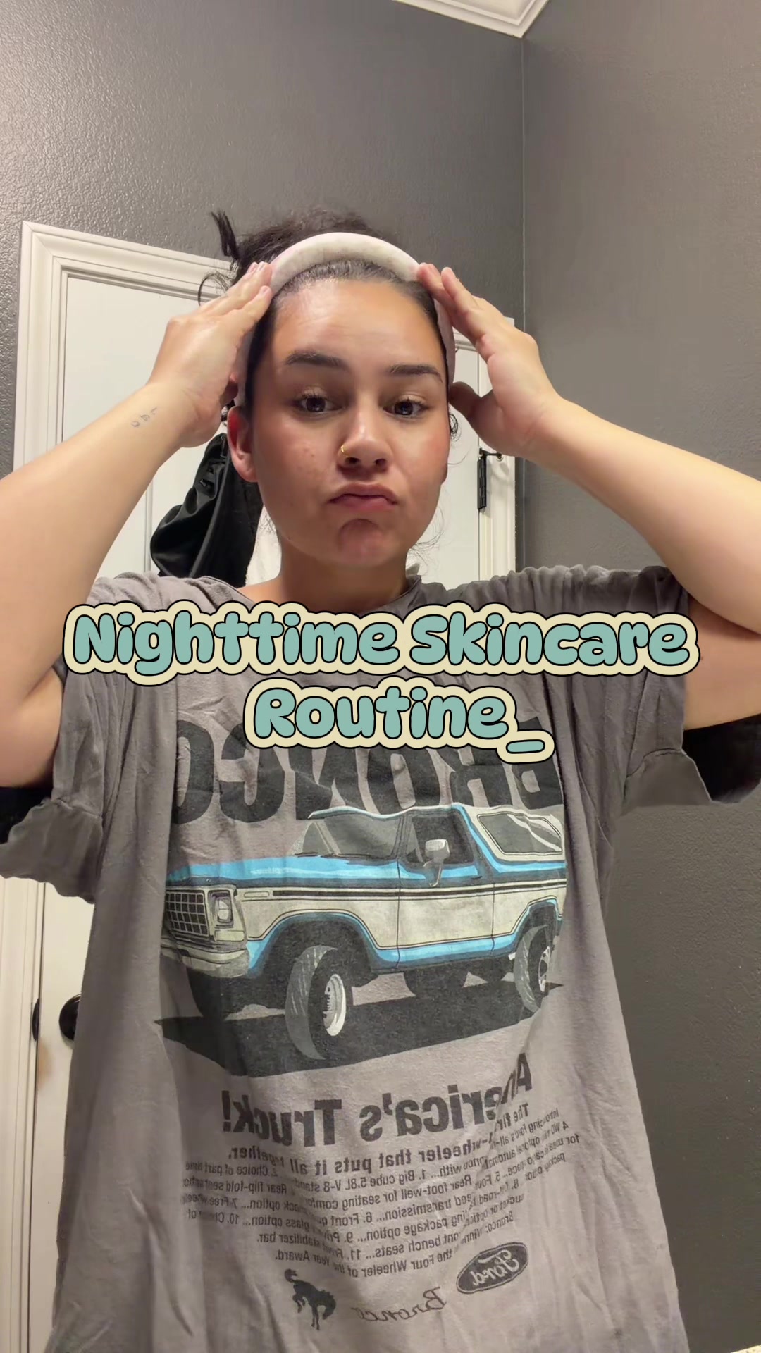 It starts at 5pm bc ya girl has to work at 2:30am😝🤘🏽 @Innisfree US @byoma #skincare #routine #nightroutine #night...