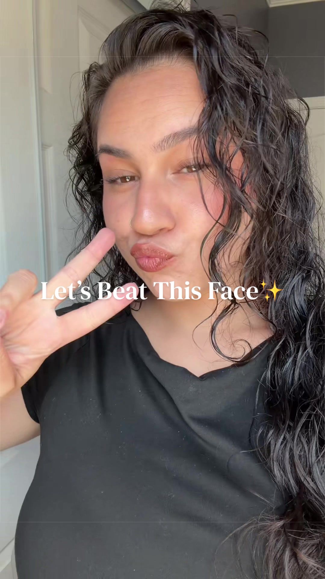 I tried using mainly drugstore but realized I didn’t have drugstore concealer or powder:// @e.l.f. Cosmetics @L’Oréal...