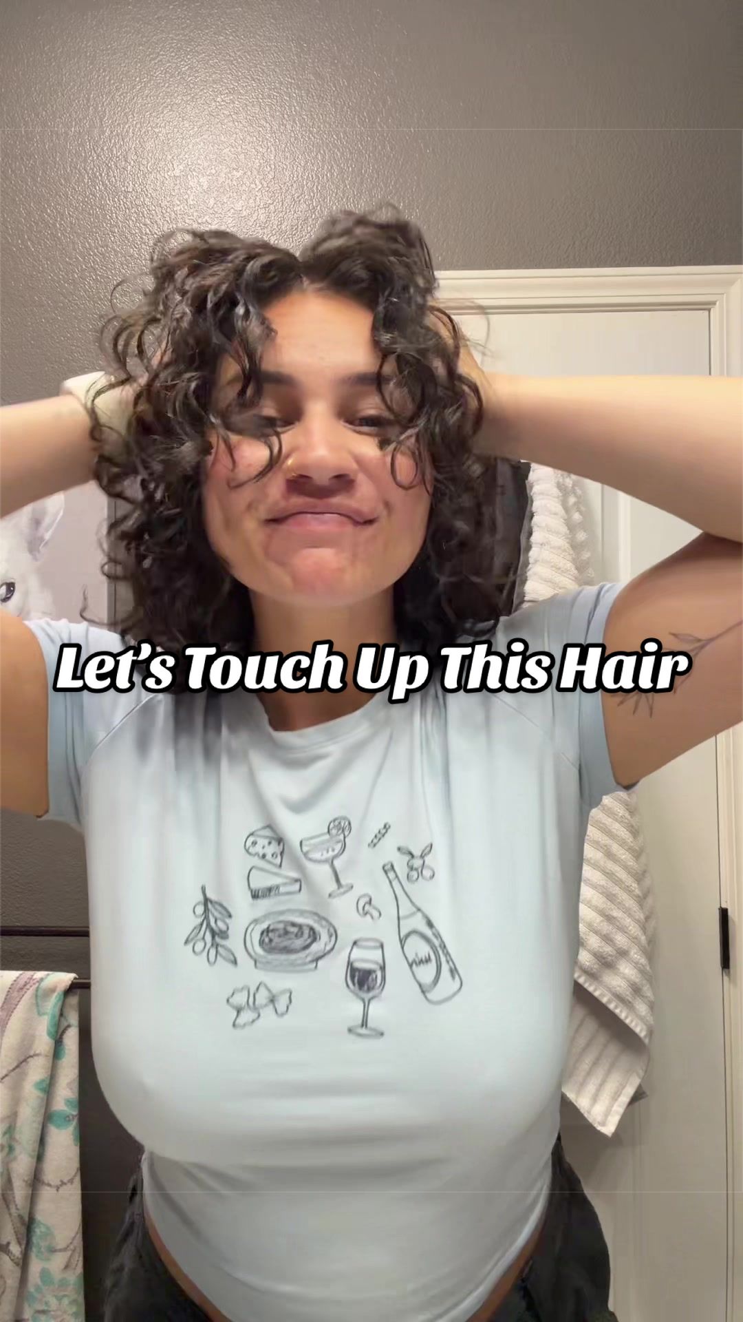 I usually don’t touch up my curls but I was bored🤓 @Love Ur Curls #curlyhair #wavyhair #hair #curly #hairtok