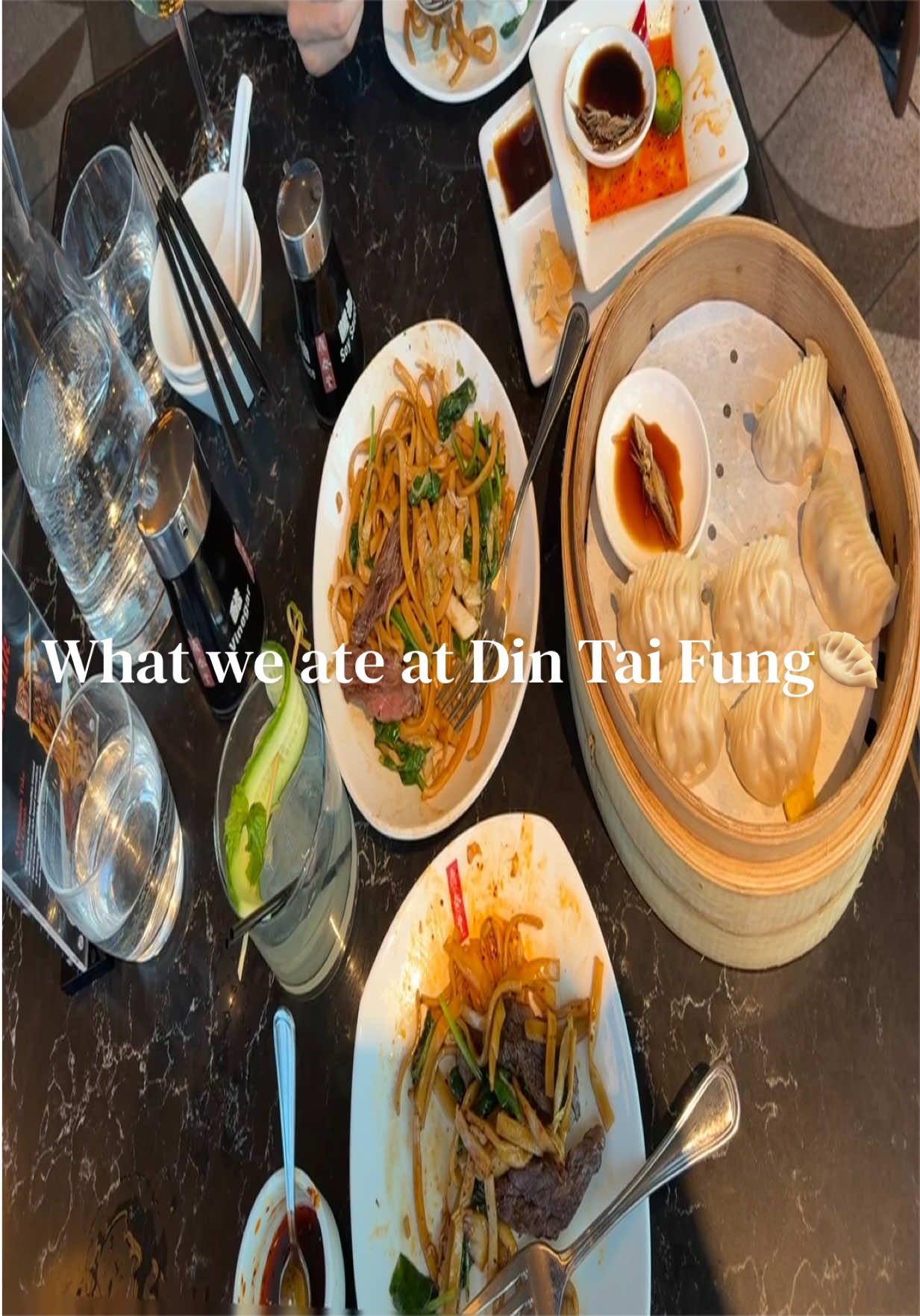 I’m always DTF up some DTF🥟🤤 #downtown #disney #dinner #dintaifung #foodie