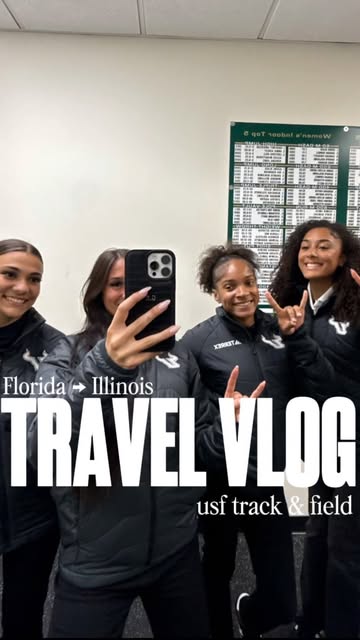 travel with me!! usf track& field 🤘🏽 FL—>IL #d1athlete #travelvlog #trackgirls #trending Follow for more gabby_keefer