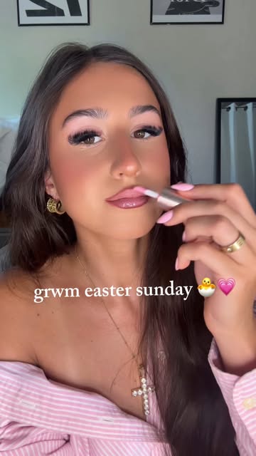 grwm for easter sunday🐣💗!! - - - #makeup #grwmreels #easter #grwmeaster #makeuptutorial @milk @saiebeauty @tower28b...