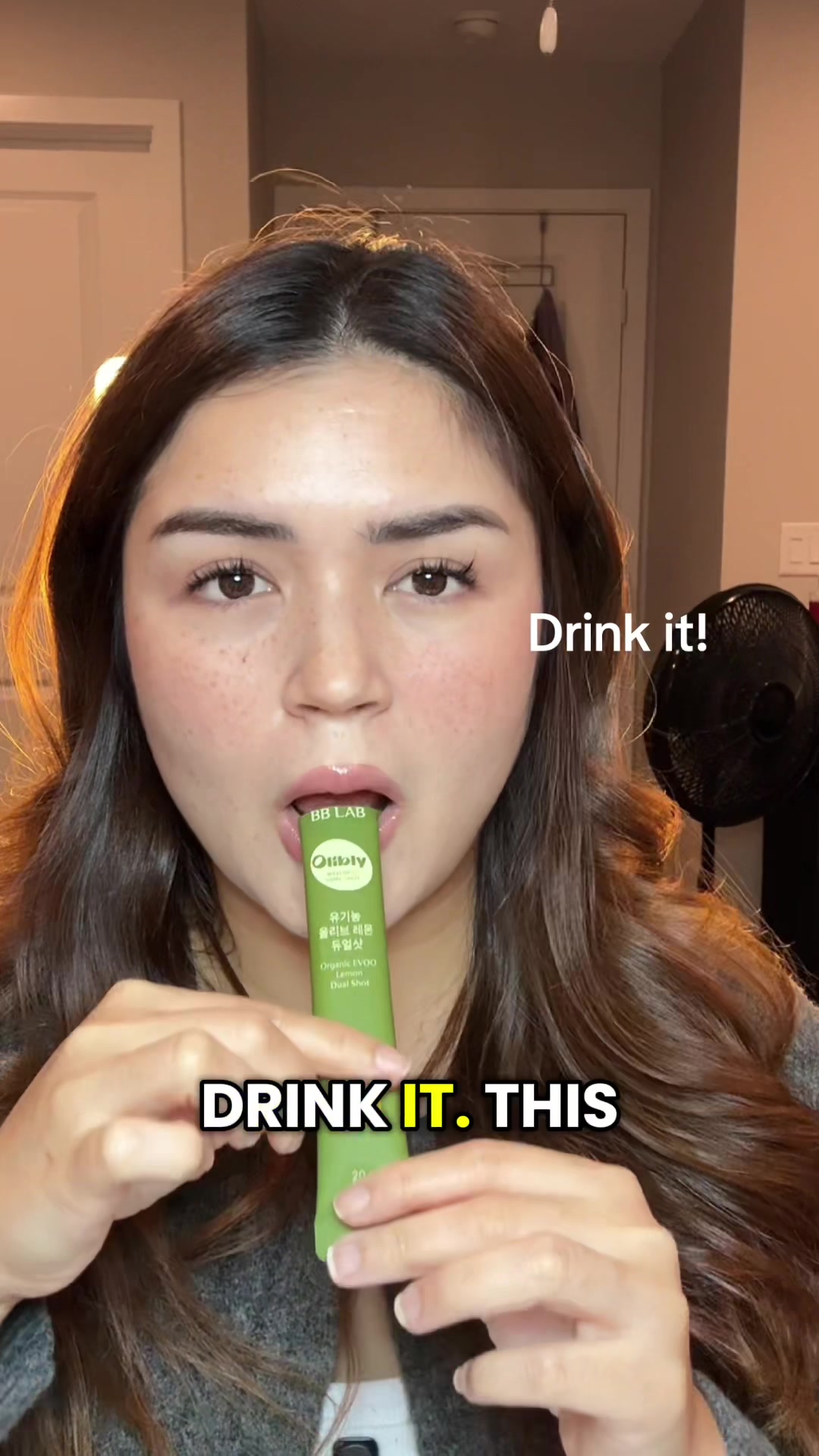 One shot a day #bblab #oliveoil #oliveoillemonshot #guthealth