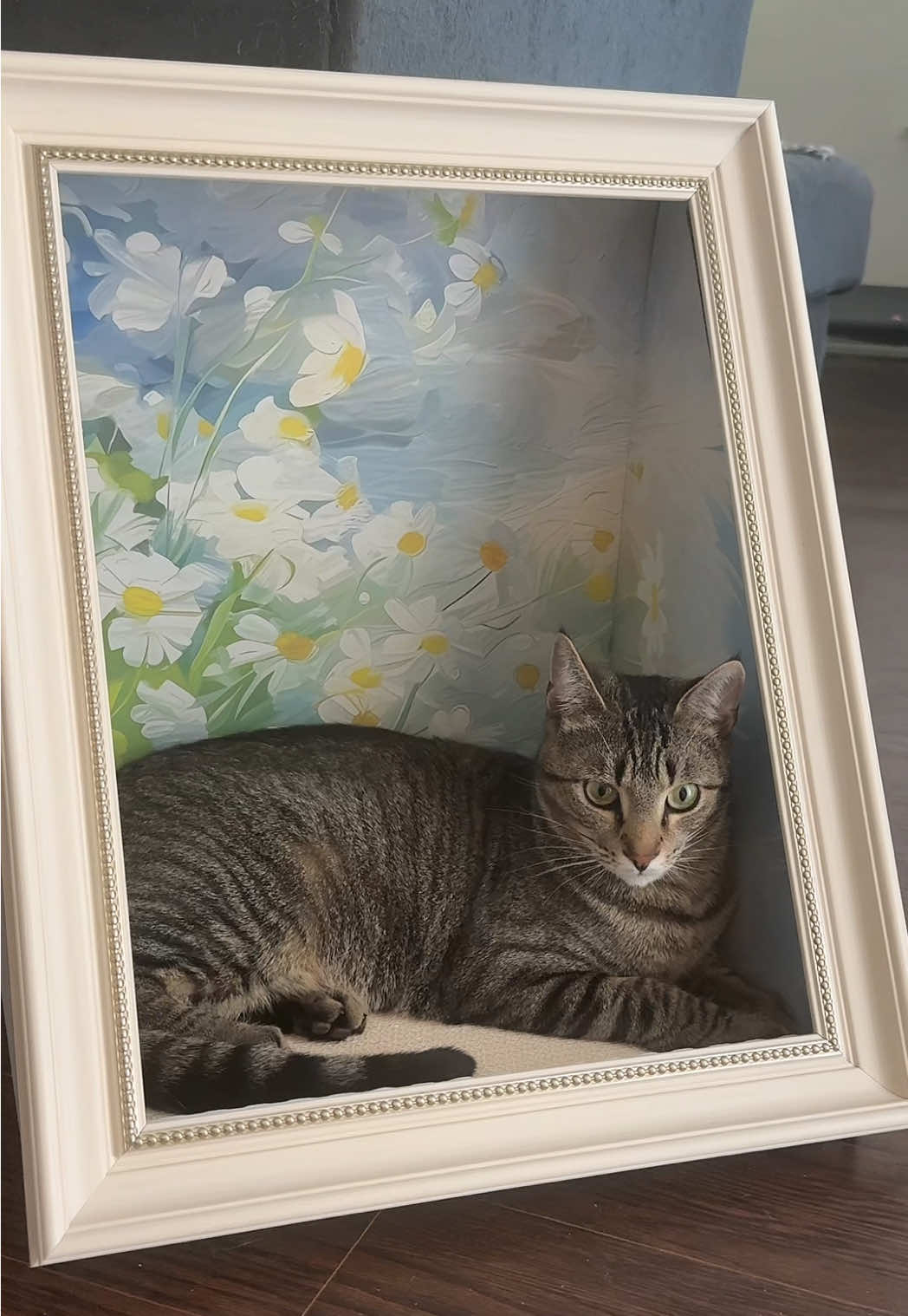 Turn your cat’s scratch time into art time 🎨🐾 This Oil Painting Cat Scratcher is the purrfect blend of style and fu...
