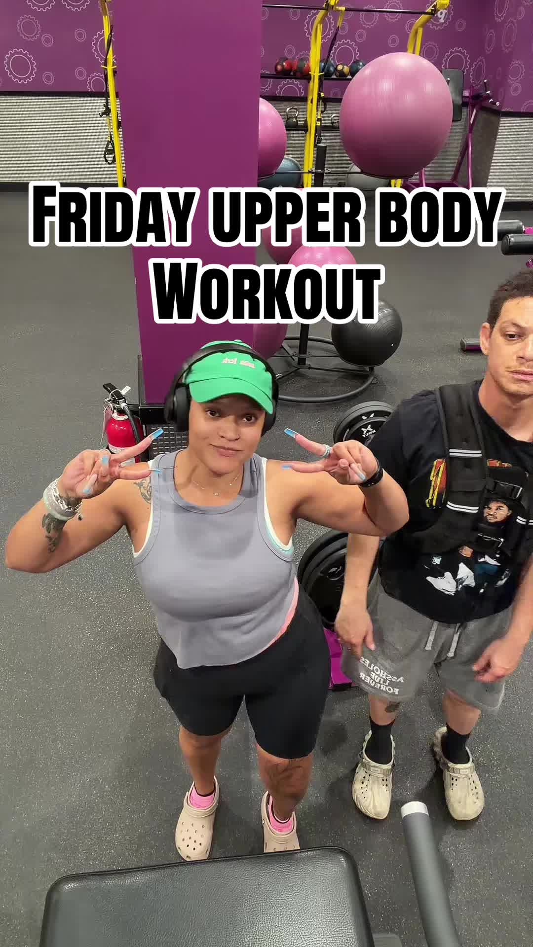 Friday #upperbodyworkouts @Planet Fitness #workouts #planetfitnessworkout #gym #nightworkout
