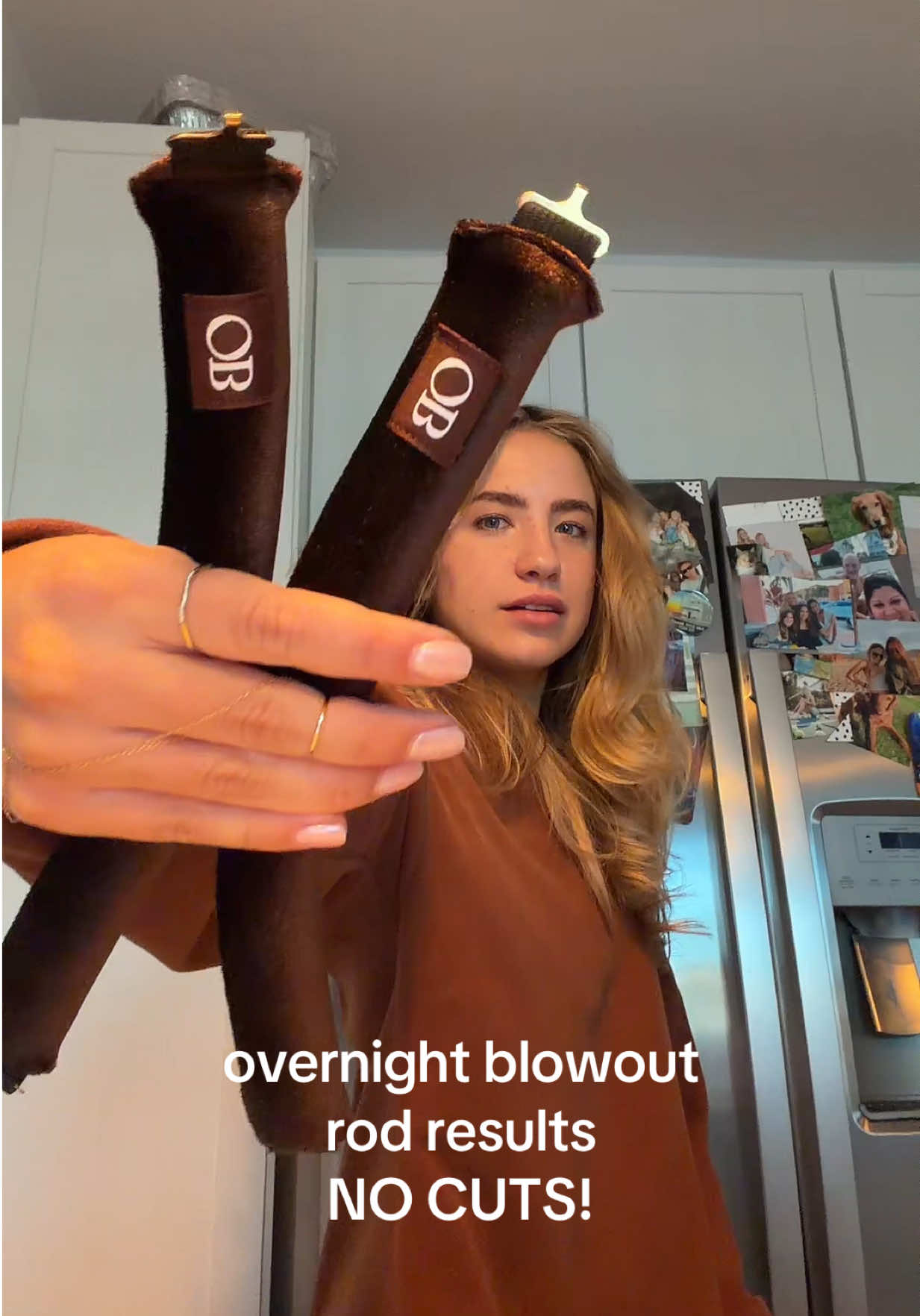 I am OBSESSED with my @Overnight Blowout rods - this is literally so impressive I do this every night after a blowout...