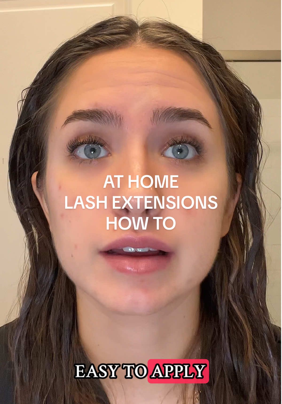 how I apply my fave at home lash extensions IN DEPTH!!! I used baby lash by @flutterhabit (hi I’m your biggest fan si...