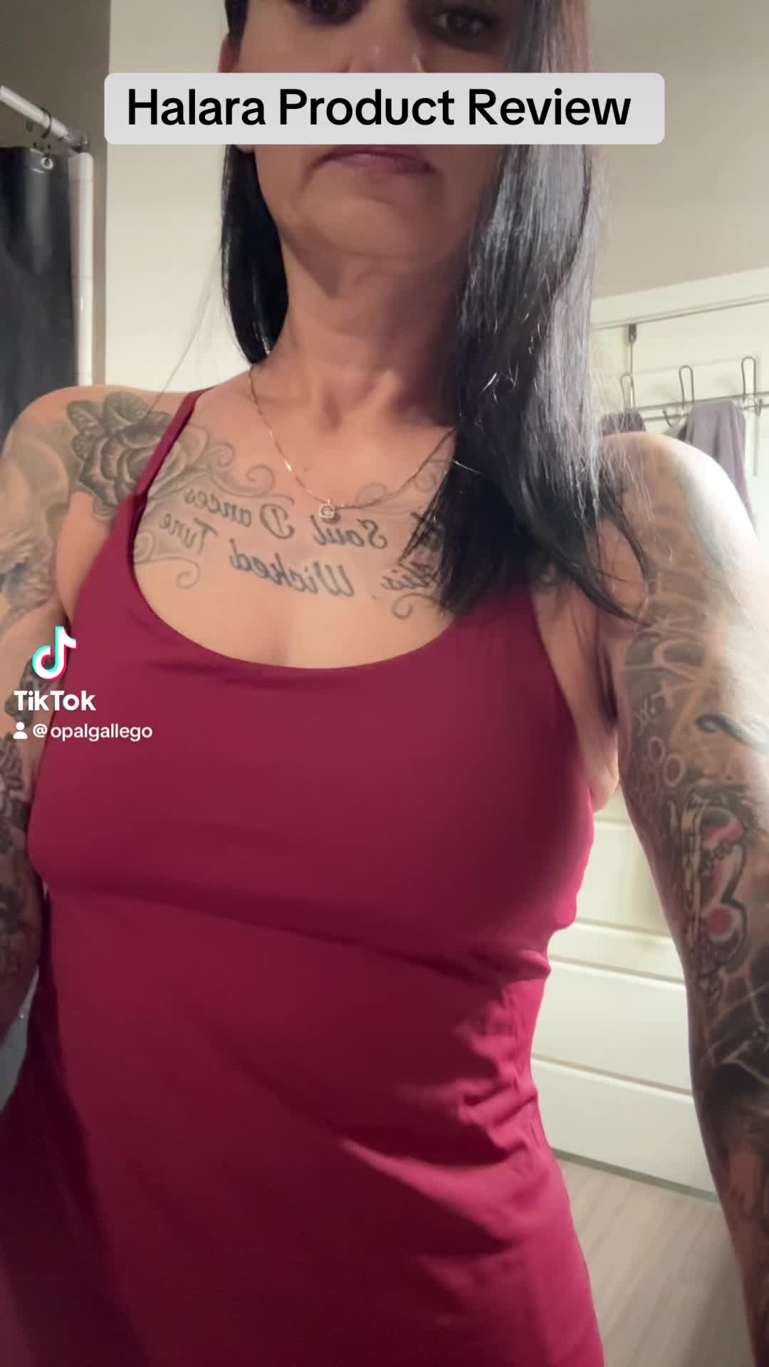 @Halara Active Cross Back Mini Dress Eazy Peazy! Super comfy, buttery soft, and is fully lined with easy access for u...