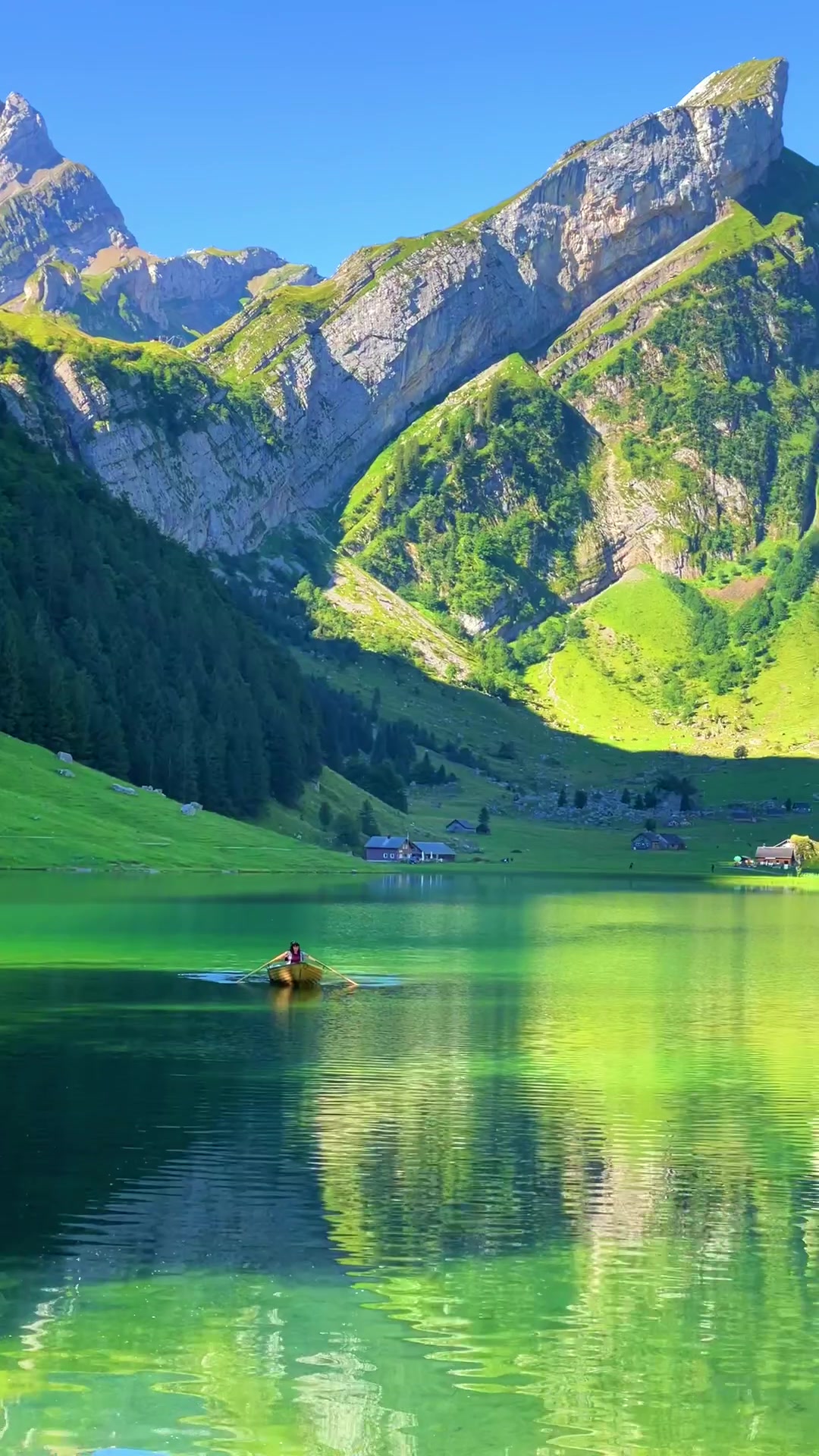 📍Seealpsee, Switzerland🇨🇭#switzerland #swissbeautiful #travel #tiktoktravel #swiss