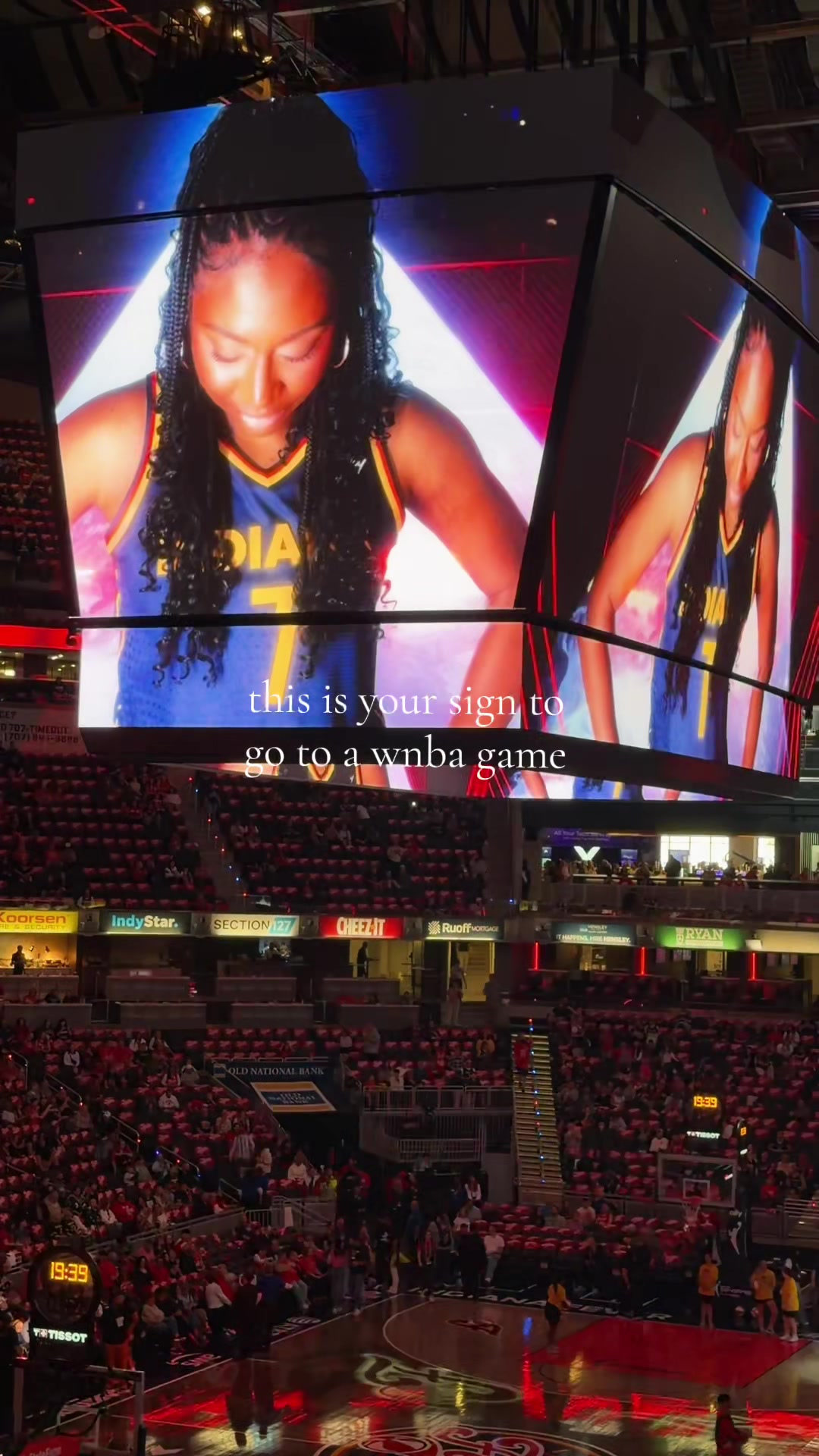 this was literally the best day of my life i recommend that everyone goes to a wnba game @Dallas Wings @Indiana Fever...