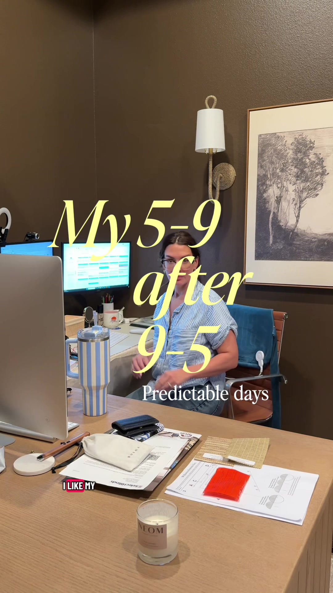 I like my 9 to 5. I like my 5 to 9 and I like knowing how my evenings will go.… Even if my three year-old decides to...