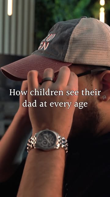 Nobody warns you that your kid sees a different dad every year. ⏳🕰️ #dadlife #dad #explore #parenting #family