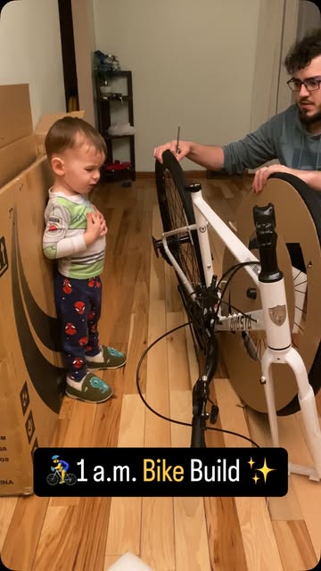 ✨I’ve partnered with @avastabikes and they sent me this amazing bike! 🚴‍♂️Built it with my 1-year-old son at 1 AM—ye...