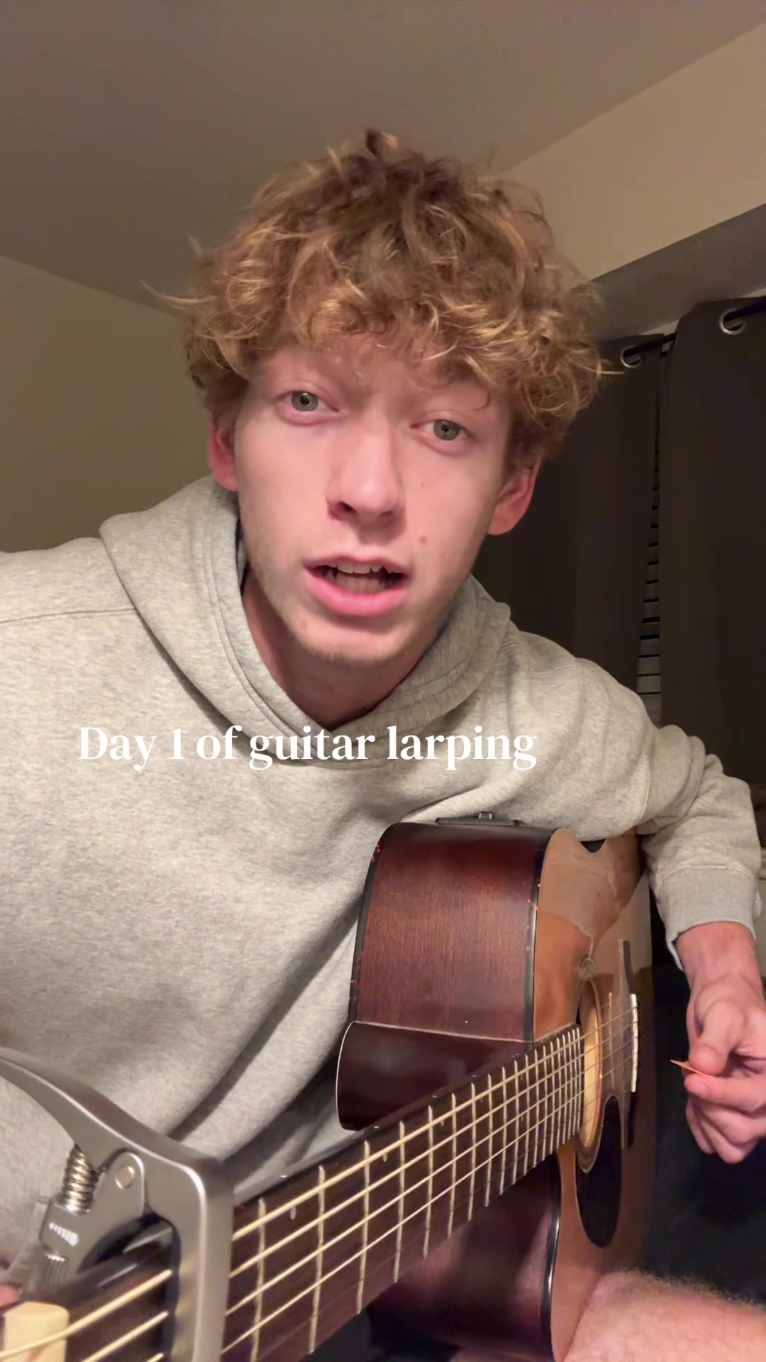 Day one of teaching you how to larp on the guitar #guitartok #guitar