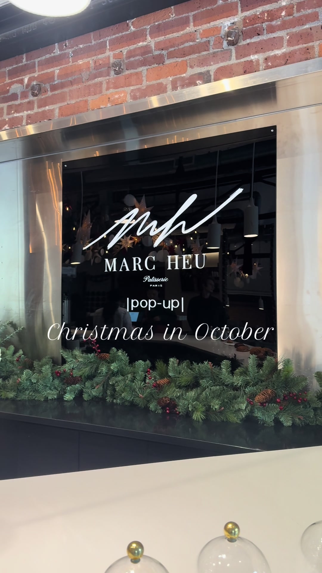Christmas came early 🎄 The Marc Heu Patisserie pop up in Linden Hills is an absolute must 😍