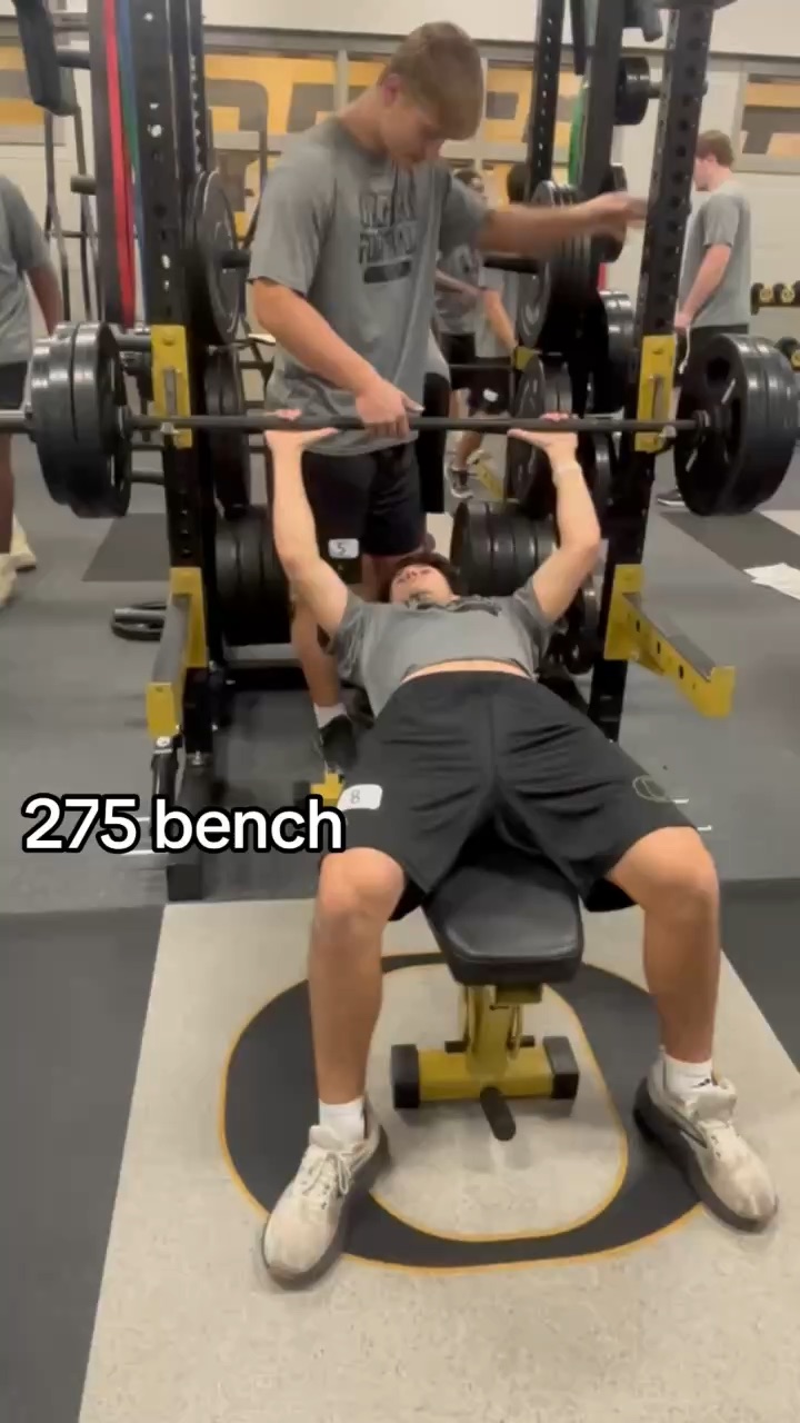 275 lb bench @ 175 body weight