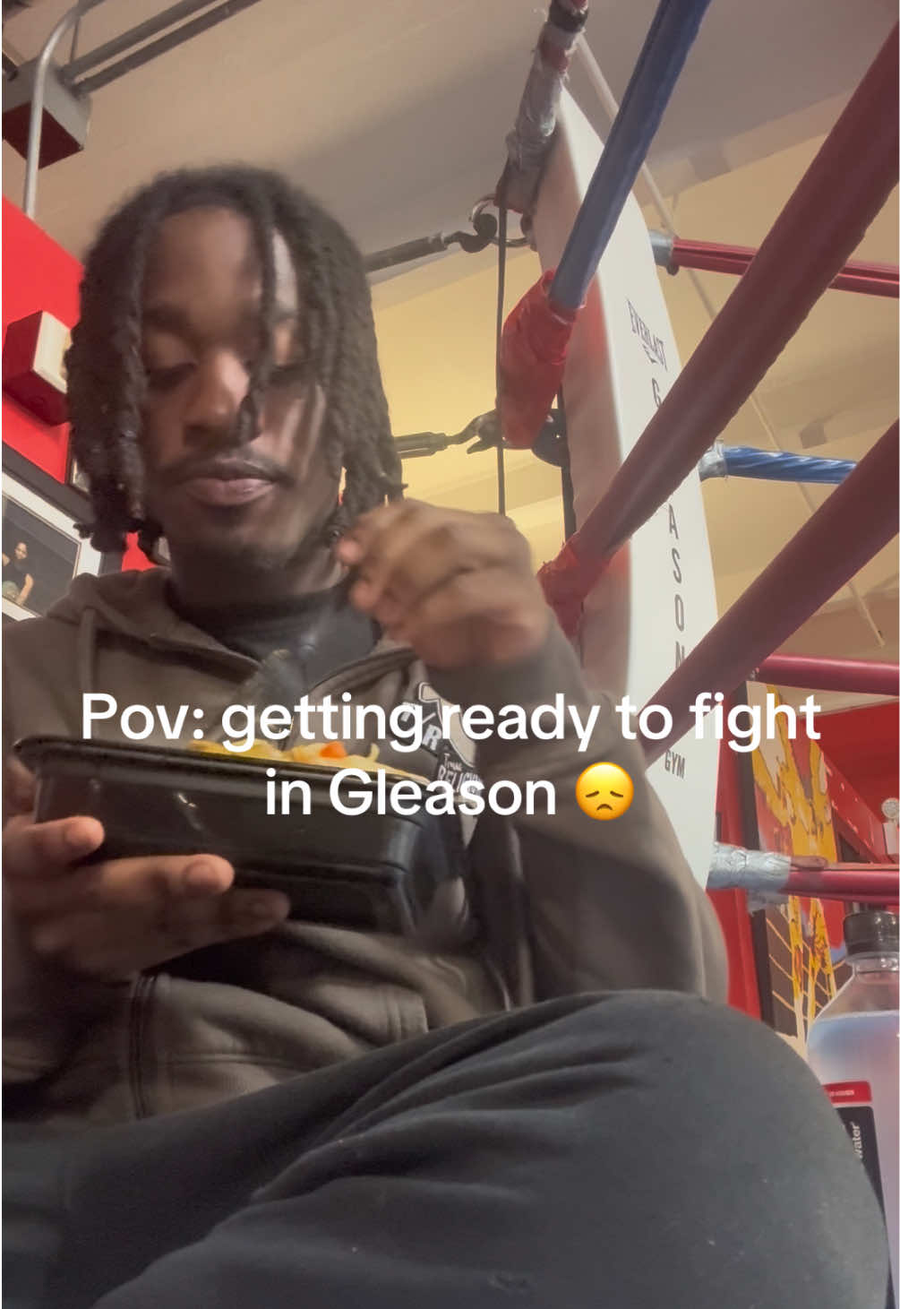 Low tier experience legendary gym tho 🫡 #gleasonsgym #usaboxing #explore #boxing