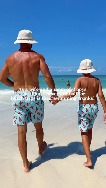 The wrong swimming trunks can literally and physically affect their whole trip (IYKYK boy moms). We not only loved th...