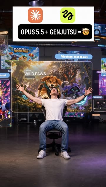 Genere este video usando una foto mía y fotos de los juegos creados con AI! #ai #entrepreneur #gaming #higgsfield