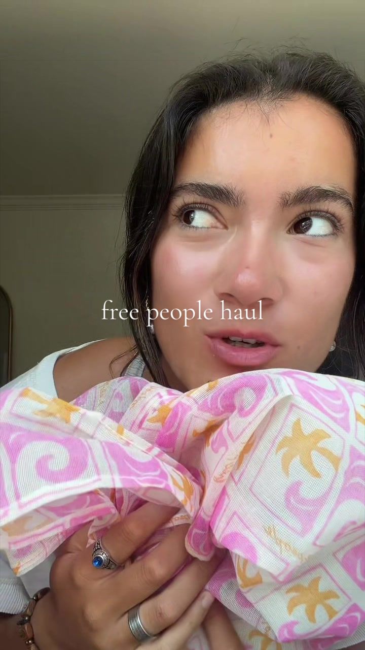 haul incoming 💁‍♀️ #haul #freepeople #tryon #clothes