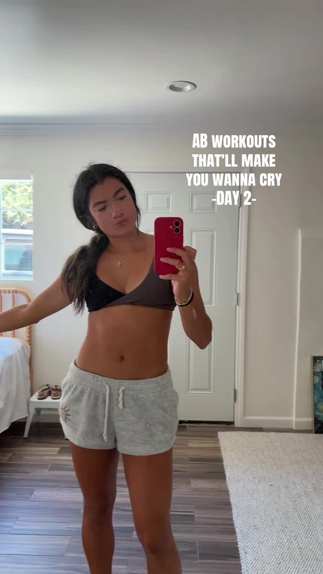 day 2 abs 😮‍💨 #nopainnogain #abs #workoutroutine #easyworkout #gymgirls