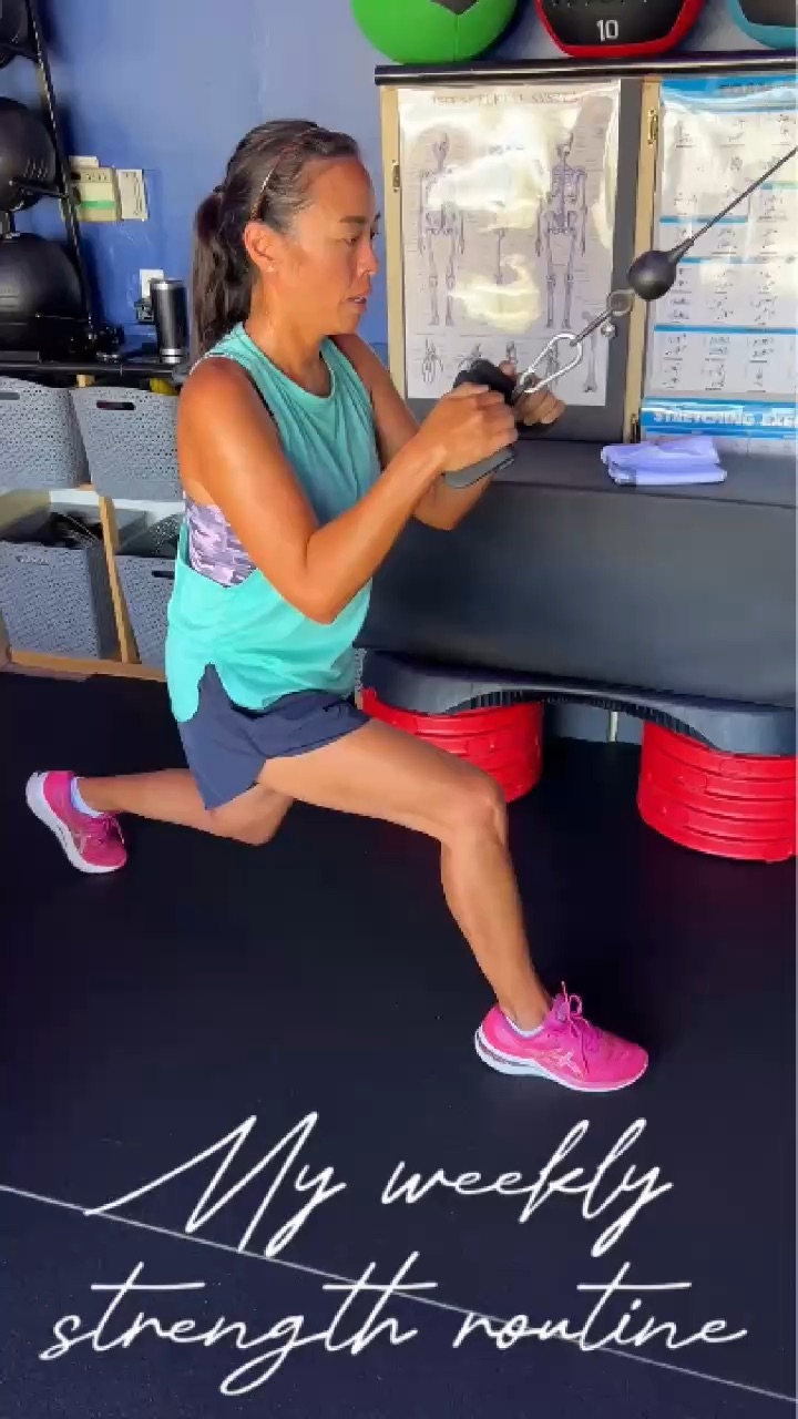 My weekly strength training routine