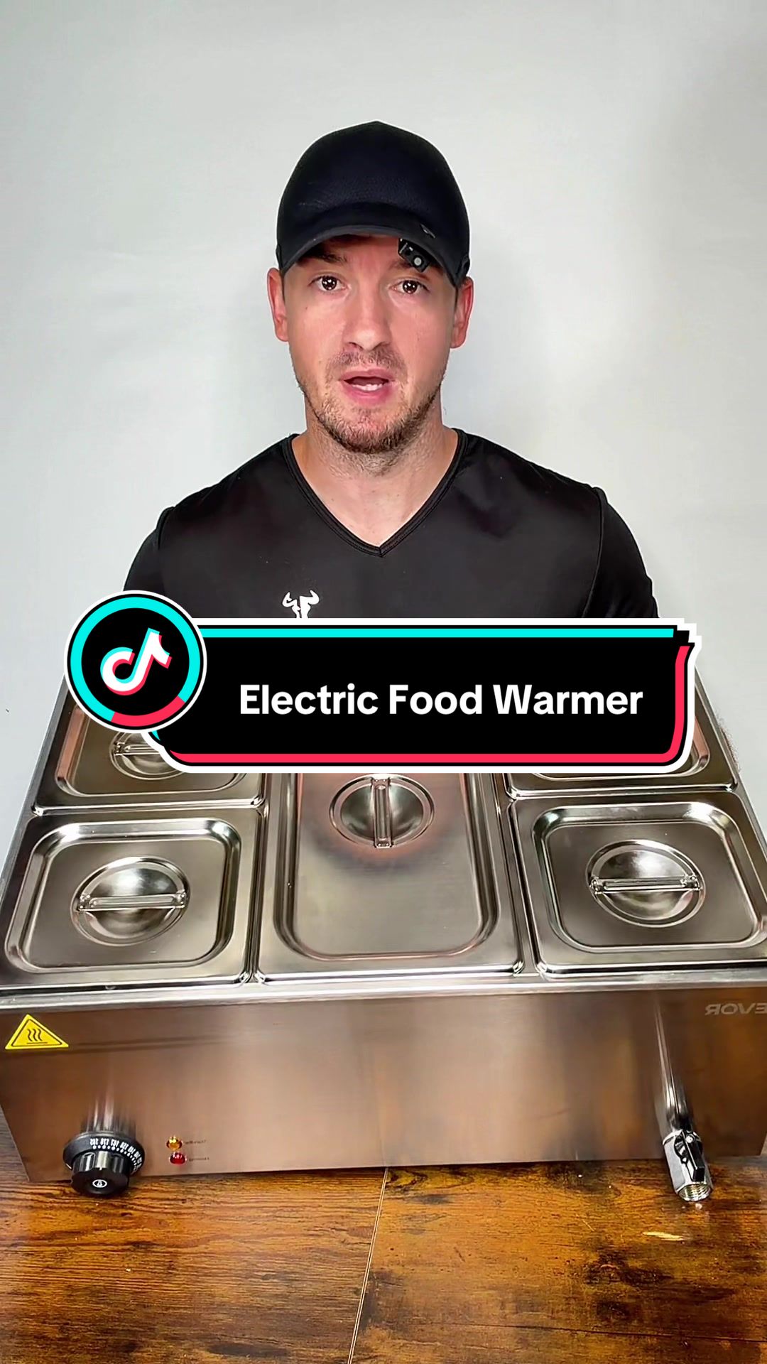 The VEVOR 5-Pan Electric Food Warmer, Host like a pro or run your small business stress-free! 🍲 #tiktokshop #foodwar...