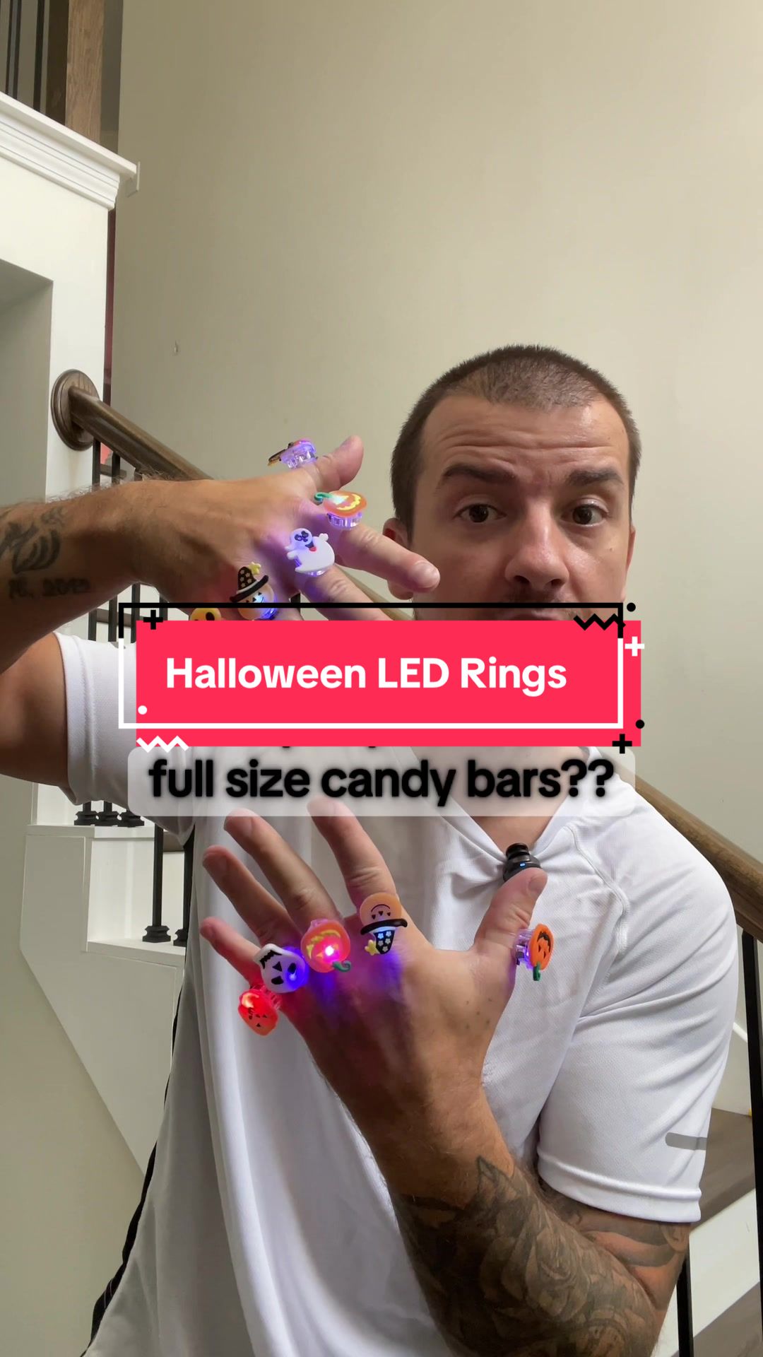 Halloween LED Rings! #halloweenledrings #halloween #spookyseason #halloween2025
