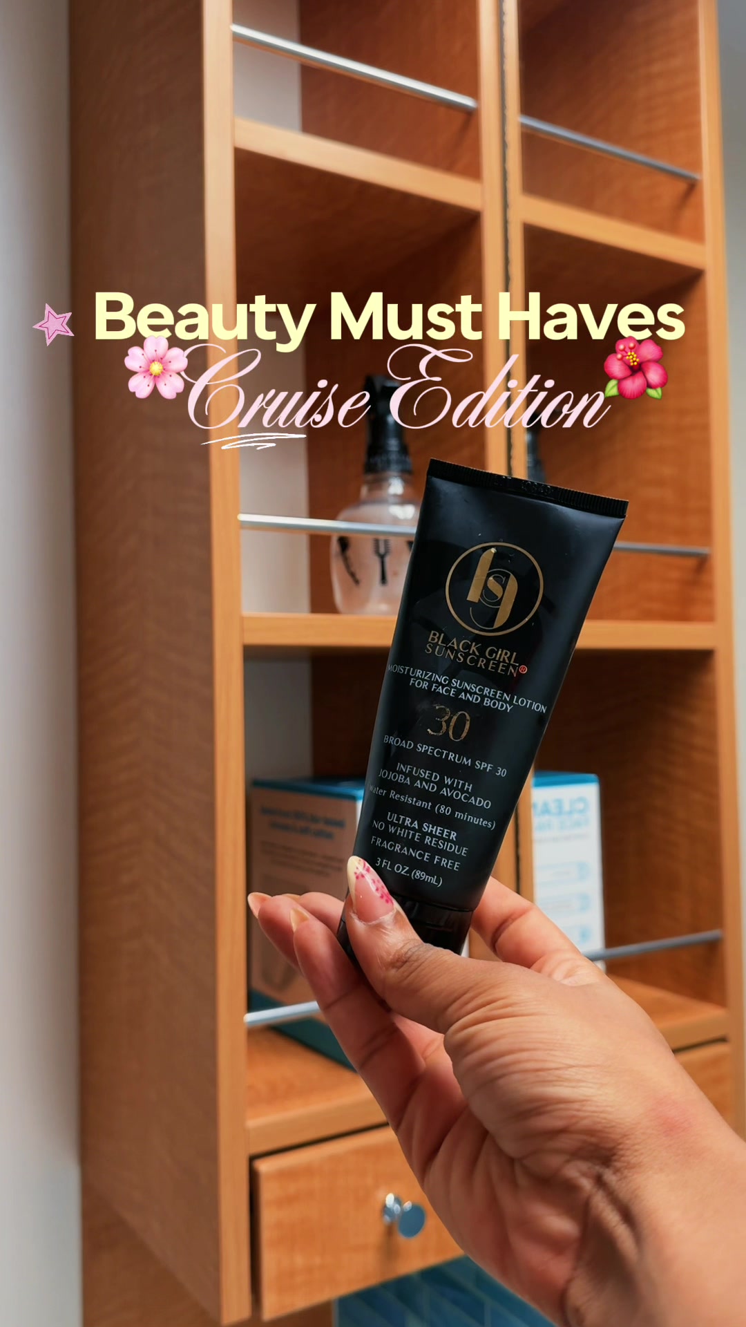 as a frequent cruiser, i always keep my fav products on me to keep my skin looking fresh ✨ on vacation dropping my fa...