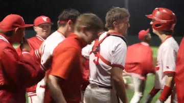 Van’s Senior Captain Connor McCurley hit two homeruns and drove in seven as Van Vandals defeated Greenville 17-5 on S...