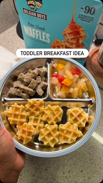 We LOVE the @belgianboys bite sized pancakes 🥞 at our house so trying the new @belgianboys bite sized waffles was a...