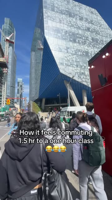 The commute is a journey lmao. #commute #toronto #university #tmu #school #relatable
