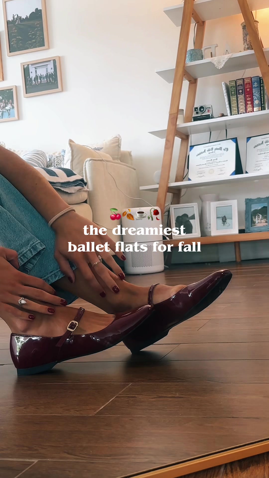 Comfy, effortless to style, and the perfect finishing touch to make any outfit look put-together 🍁🥀 #balletflats #f...