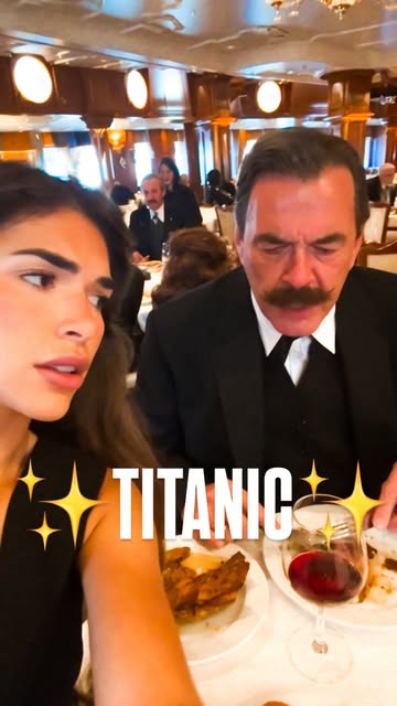 Eu viajei para 1912 para visitar o Titanic e tentar avisá-los… mas eles não ouviram. #titanic #história #historytime