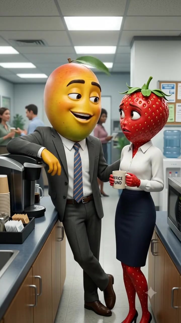 • Part 1 🥭🍓 -Ai fruit story- #Aifruit #fruitstory #fypシ