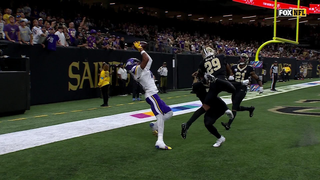 Justin Jefferson what a catch Watch live local and primetime games, NFL RedZone, and NFL Network on Plus.NFL.com Chec...
