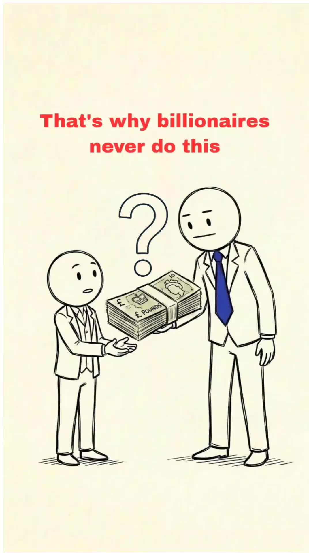 That's why billionaires never do this 🤔 #finance #animation #usatoday #uktiktok