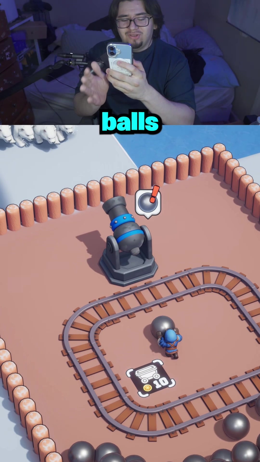 Put my balls right in them!
