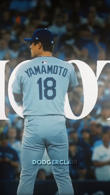 OUR MVP, YOSHINOBU YAMAMOTO 🔥 @yoshinobu__yamamoto TT: @dodgerclair #losangeles #dodgers #dodger #yoshinobuyamamoto...