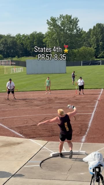 Thank you Rhs. Last high school chudput meet #mtny #shotput #track #motivation