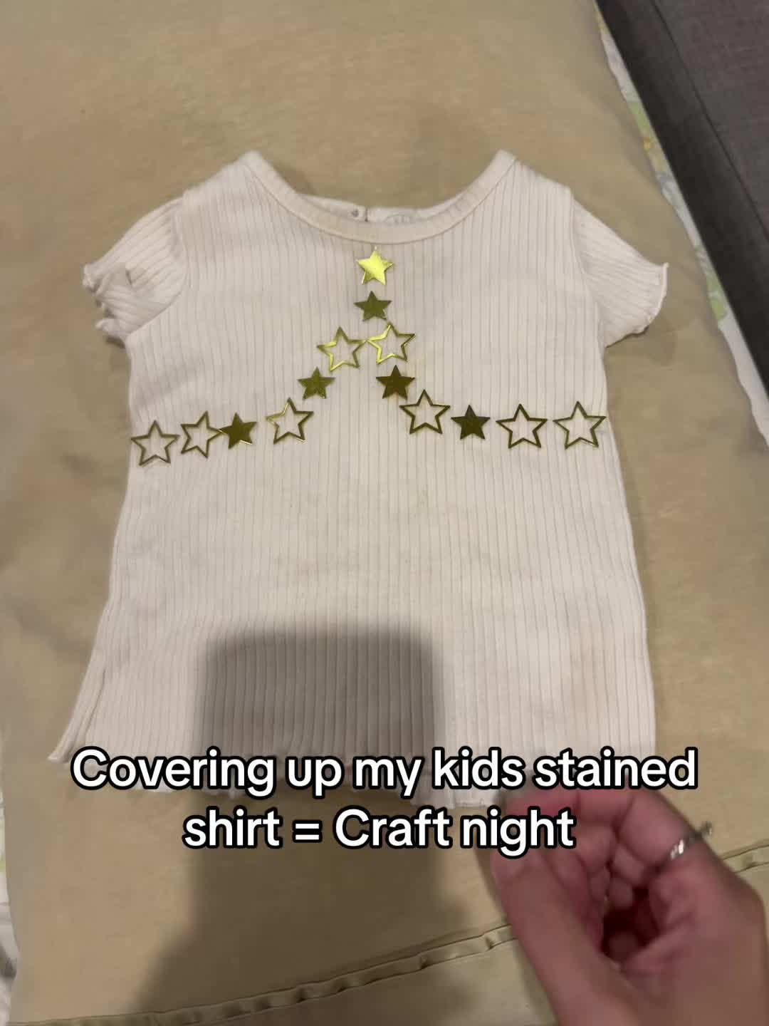 When your kids clothes start to get ruined from meal time, it just means another opportunity to bedazzle it. Give it...