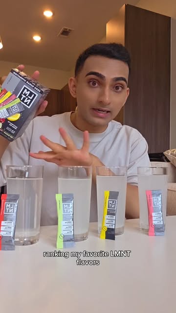 Rating my favorite LMNT flavors 🍉🍋🍓 #lmnt #drinklmnt #review #testimonial #explore