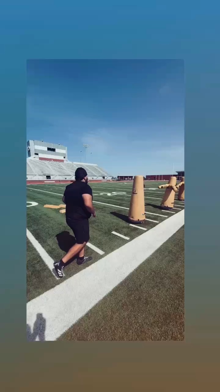 D-line bag work